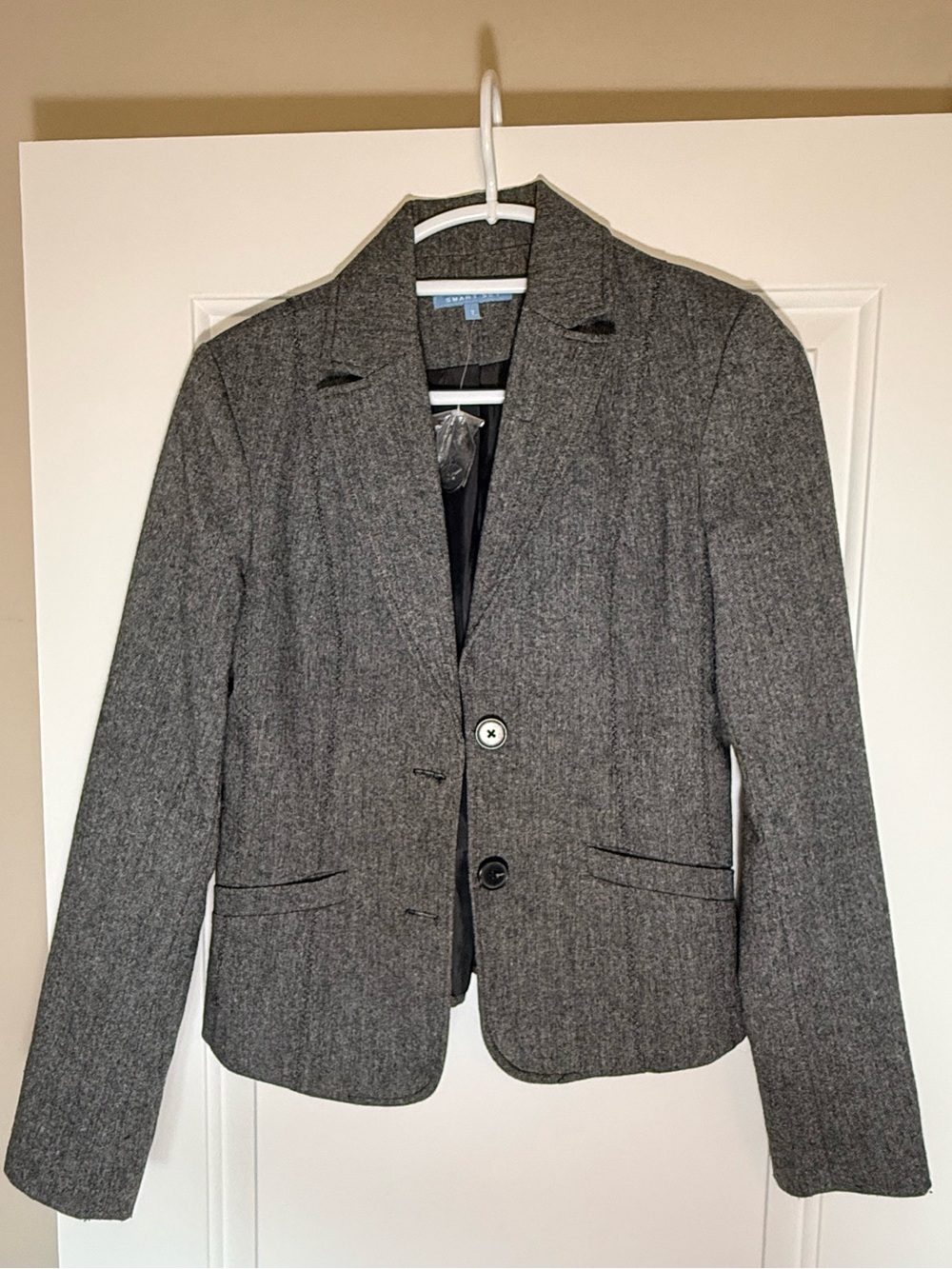 Smart Set Gray Herringbone Women's Blazer